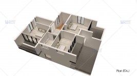 Proiect casa parter + etaj (187 mp) - Herra